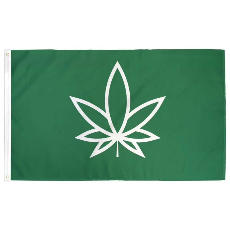 420 Marijuana pot weed flag green