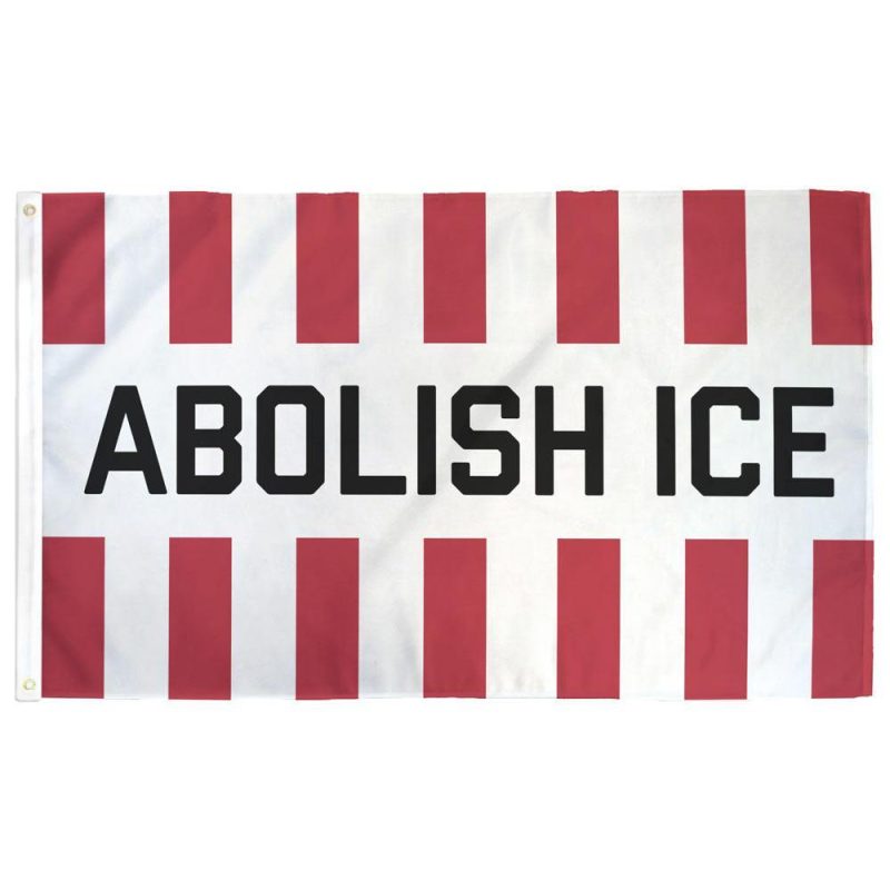 Abolish ICE Flag Square