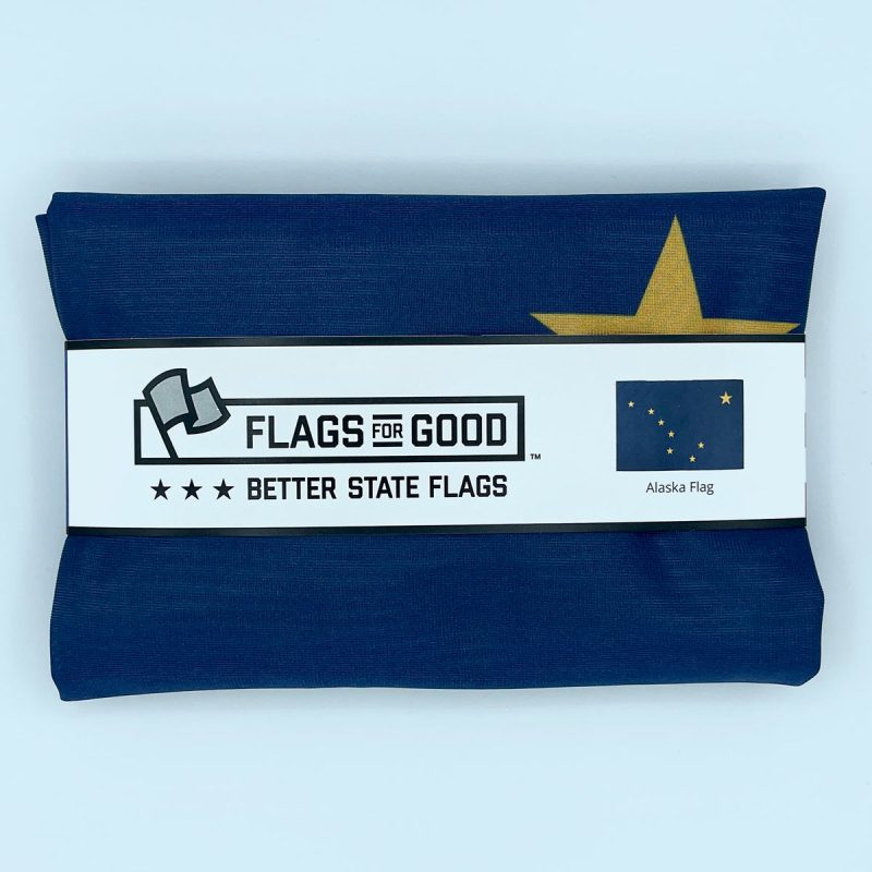 Alaska Flag Folded