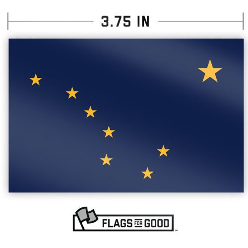 Alaska Flag Sticker Specs