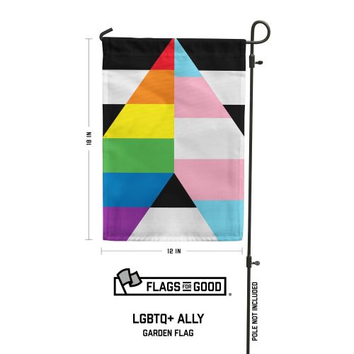 Ally plustrans Garden Flag Specs