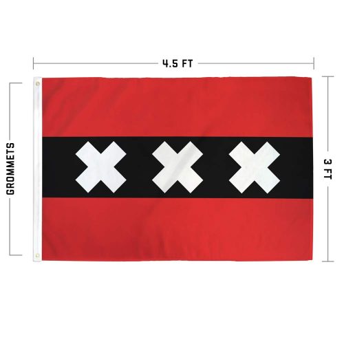 Amsterdam city flag specs