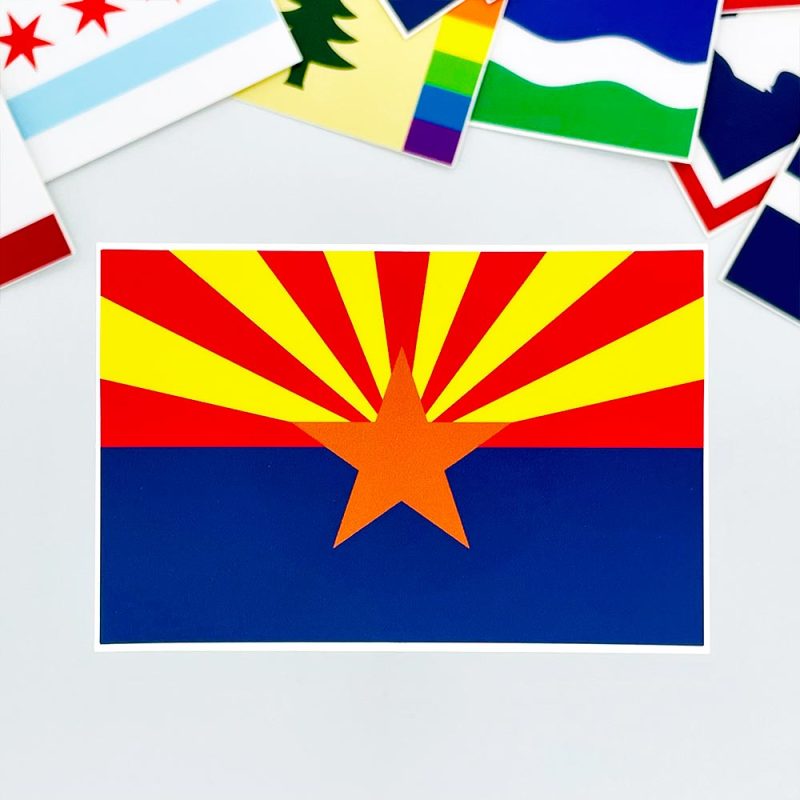 Arizona Flag Vinyl Sticker