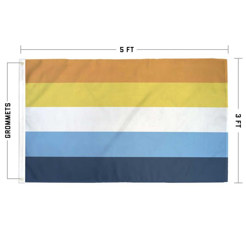 Aro Ace Pride Flag Flat Specs