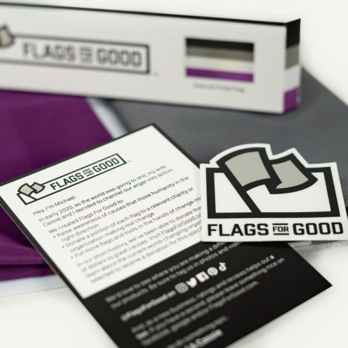 Asexual Flag Unfolded