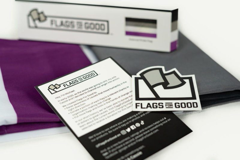 Asexual Flag Unfolded