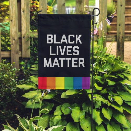 BLM Pride Garden Flag