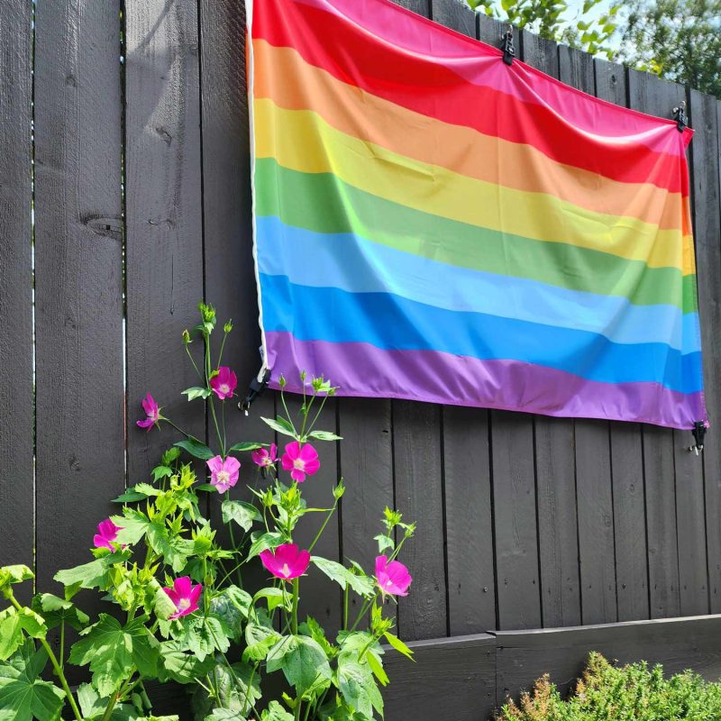 Baker Pride Flag outdoor