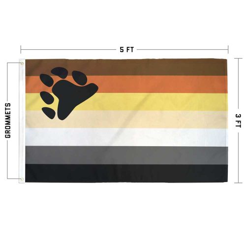 Bear fetish kink Pride Flag Specs