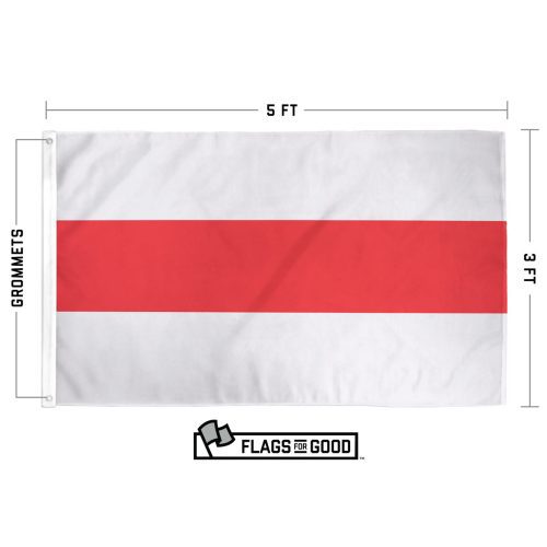 Belarus white red white flag specs