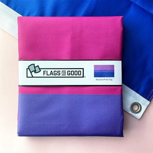 Bisexual Bi 3ftx5ft double sided flag with grommets