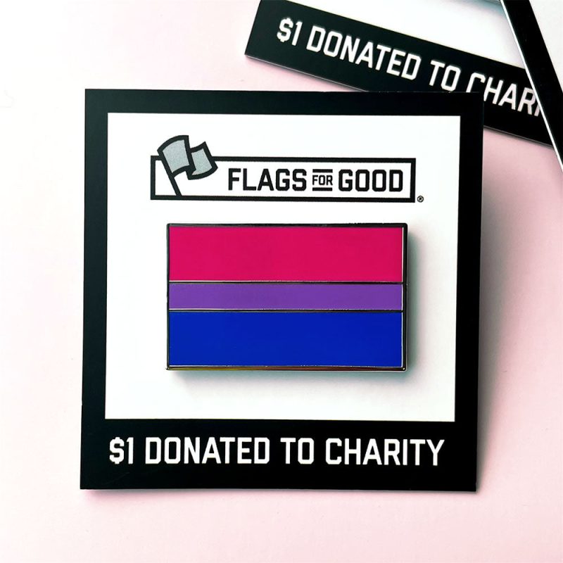 Bisexual Pride Flag Hard Enamel Pin