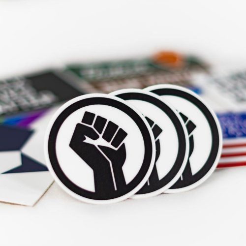 Black Lives Matter BLM Fist Stickers