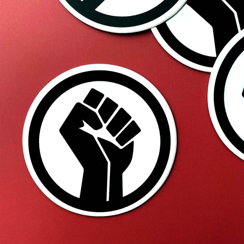 Black Lives Matter Fist Vinyl Sticker