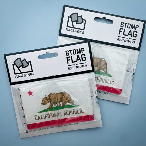 California Flag Snowboard Stomp Pad packaging