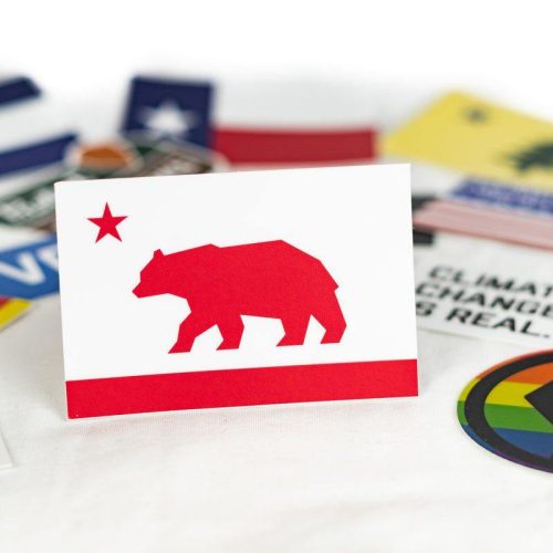 California Flag Sticker Group