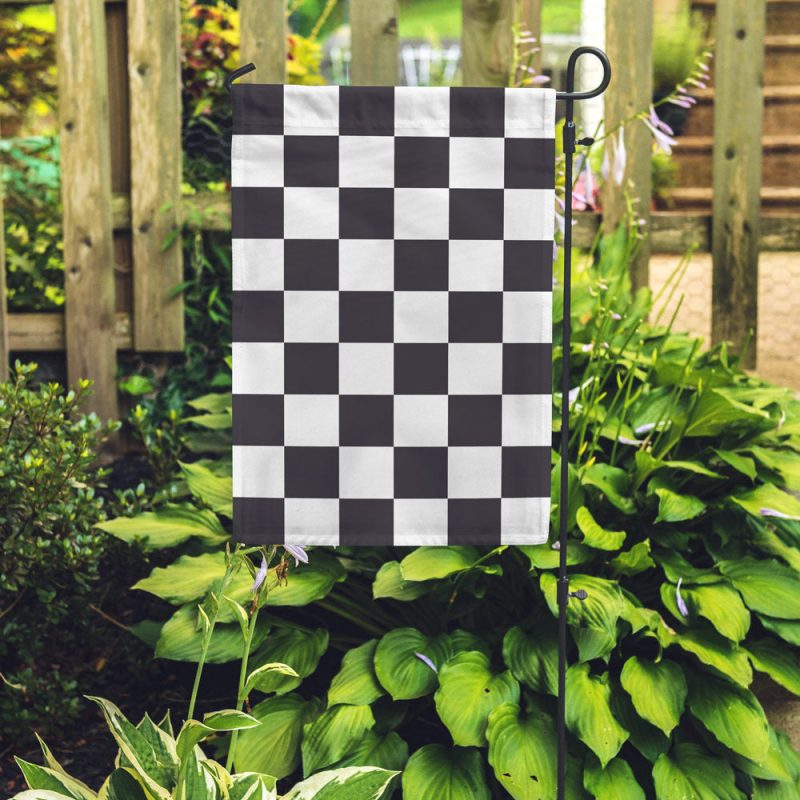 Checkered Garden Flag Outdoor