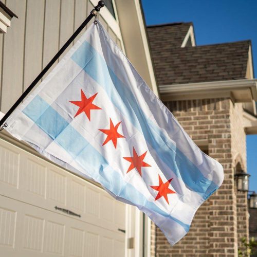 Chicago Flag Flagpole