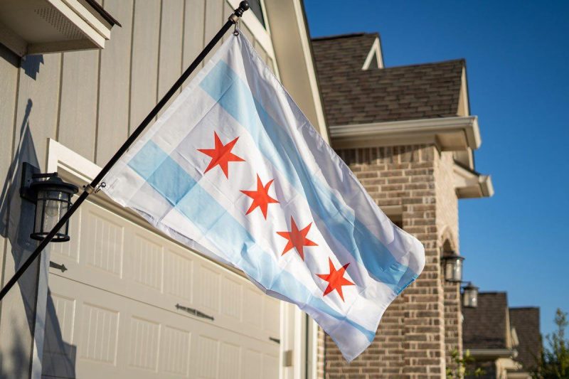 Chicago Flag Flagpole