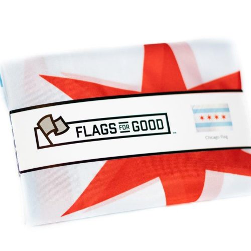 Chicago Flag Folded