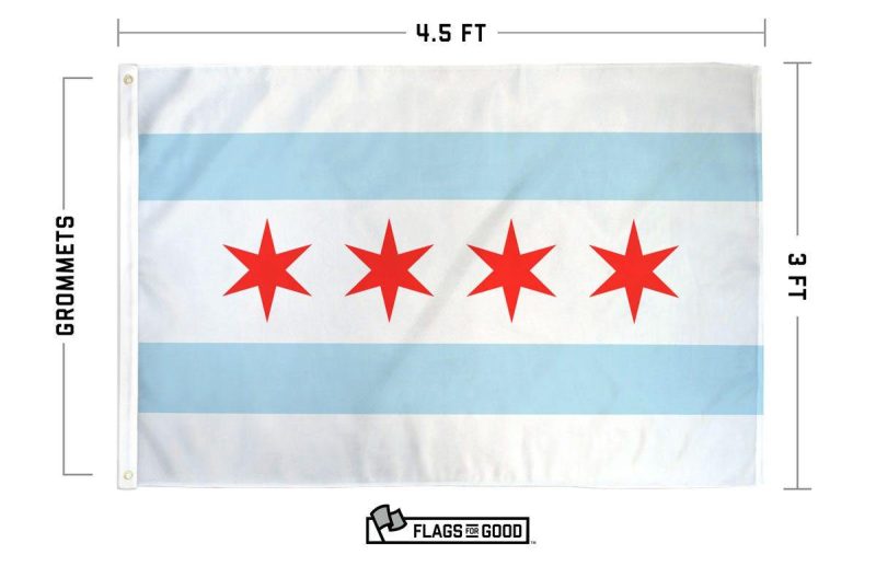 Chicago Flag Specs