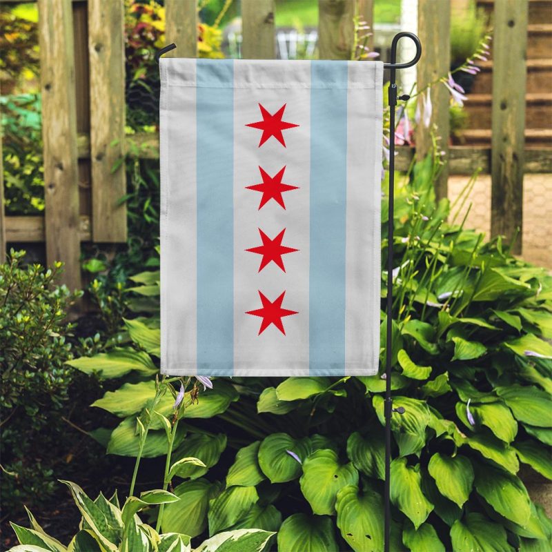 Chicago Garden flag outside