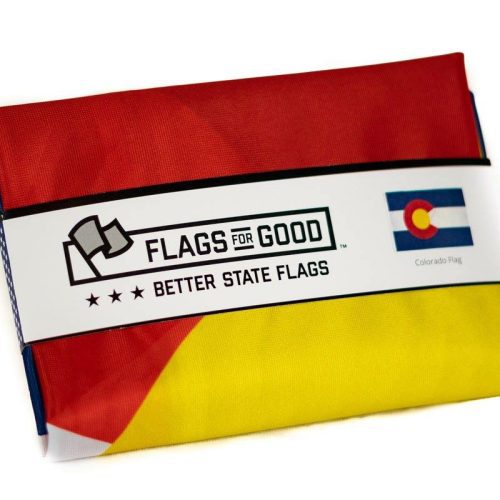 Colorado Flag Folded