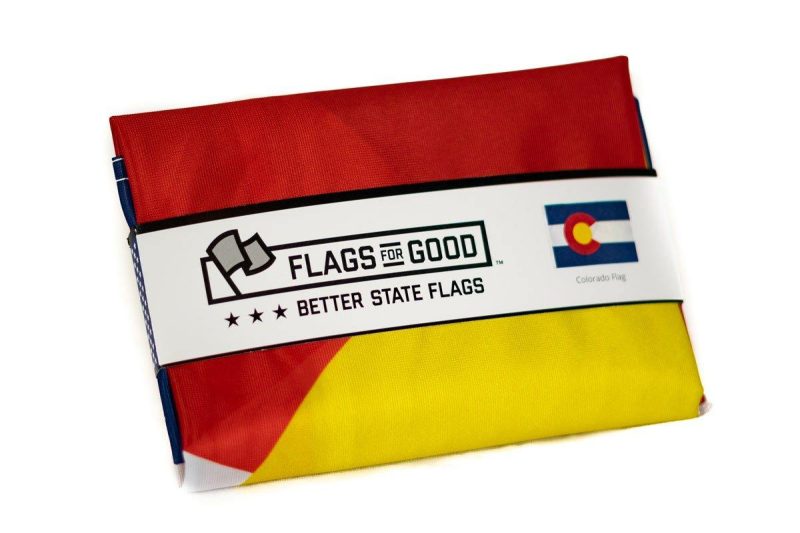 Colorado Flag Folded