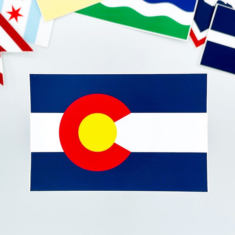 Colorado State Flag Vinyl Sticker