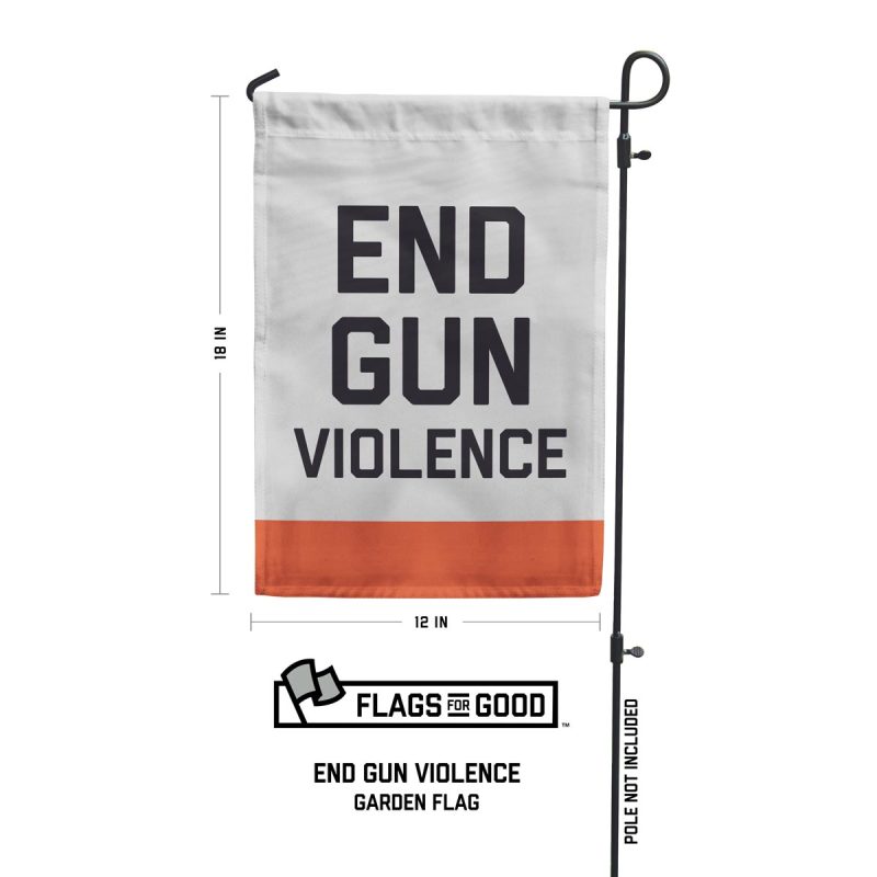 End Gun Violence Garden Flag Specs