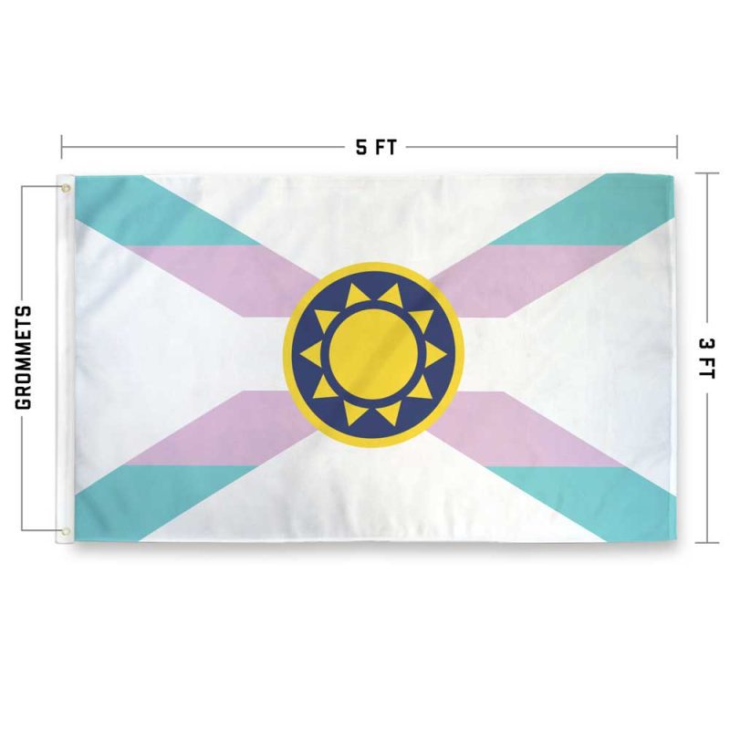 Florida Trans Pride Flag Specs