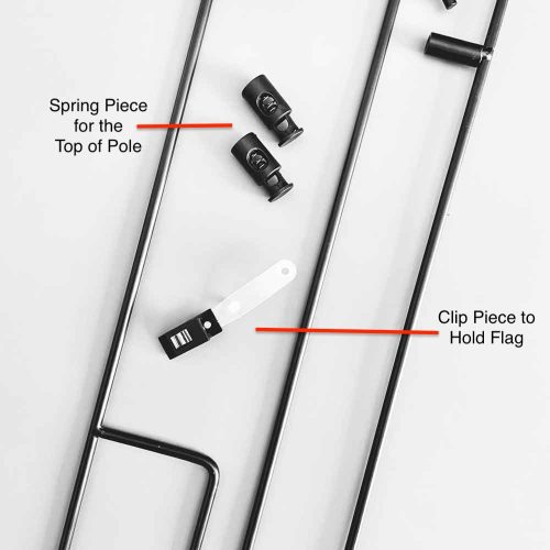 Garden Flag Pole Clips 1