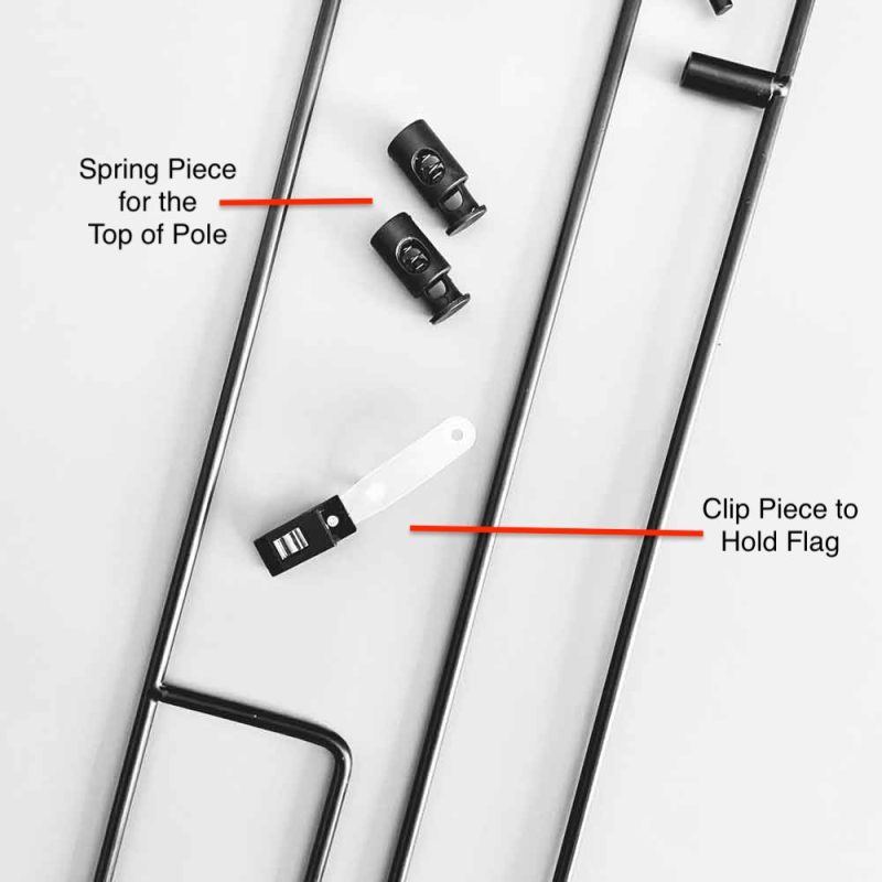 Garden Flag Pole Clips 1