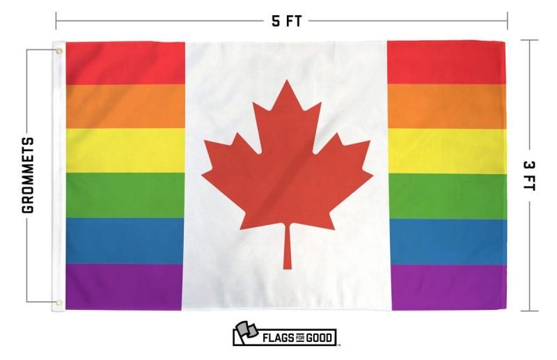 Gay Canada Flag Specs