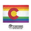 rainbow colorado state pride flag