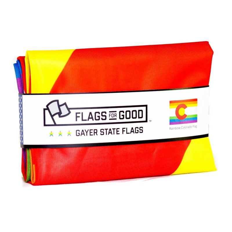 Gay Colorado Flag Folded