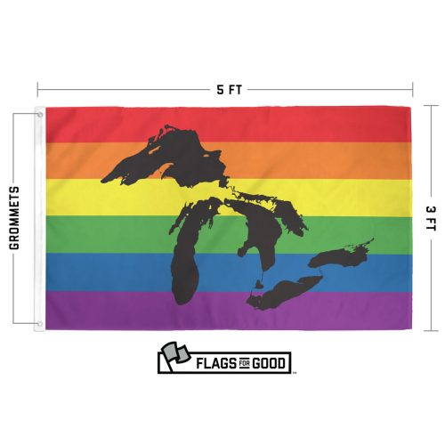 Great Lakes Pride Flag Specs