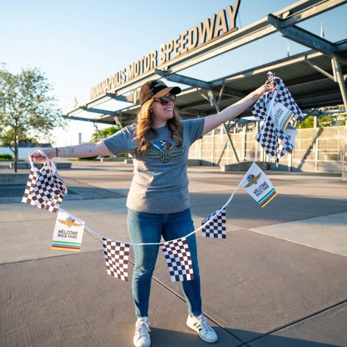 IMS checkered flag bunting