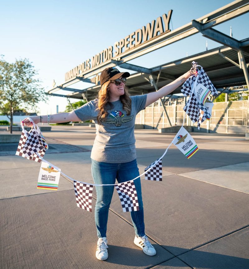 IMS checkered flag bunting