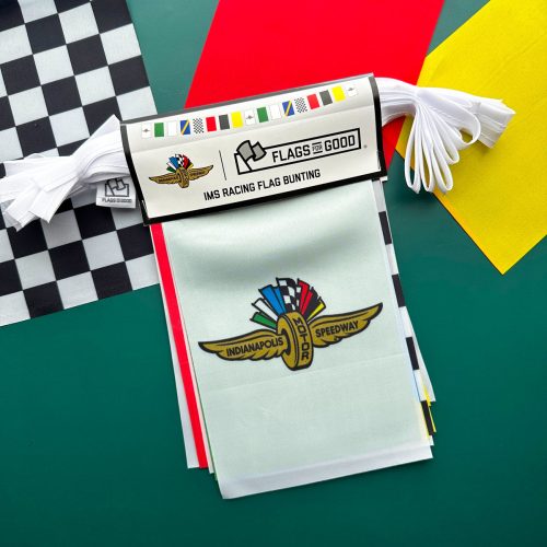 IMS racing flag bunting packaged