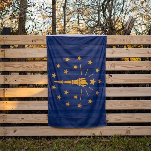 Indiana Flag Fence