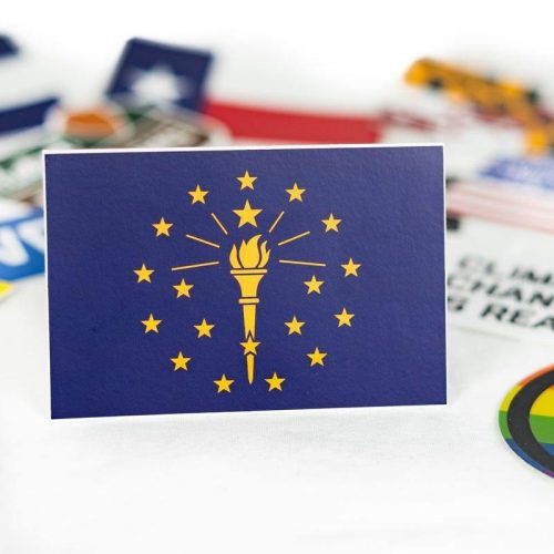 Indiana Flag Sticker