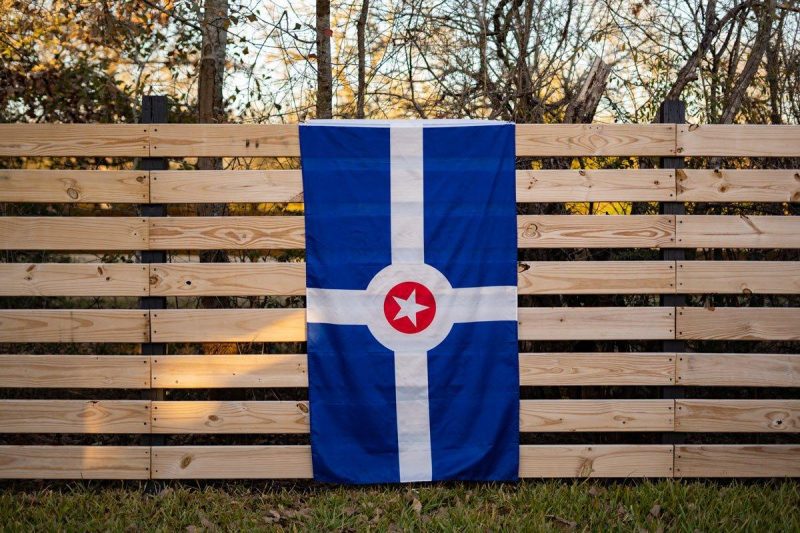 Indianapolis flag Fence