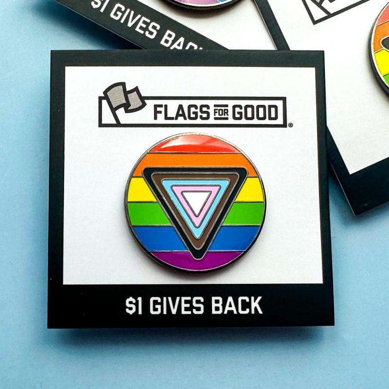 LGBTQ Safe space enamel pin