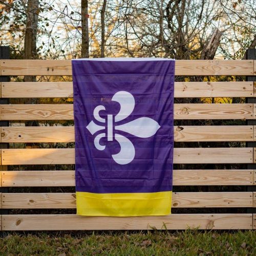 Louisiana Flag Fence