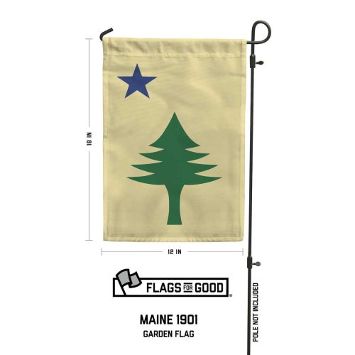 Maine 1901 Garden Flag new Specs