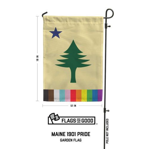 Maine 1901 Pride Garden Flag Specs