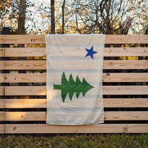 Maine Flag 1901 Fence