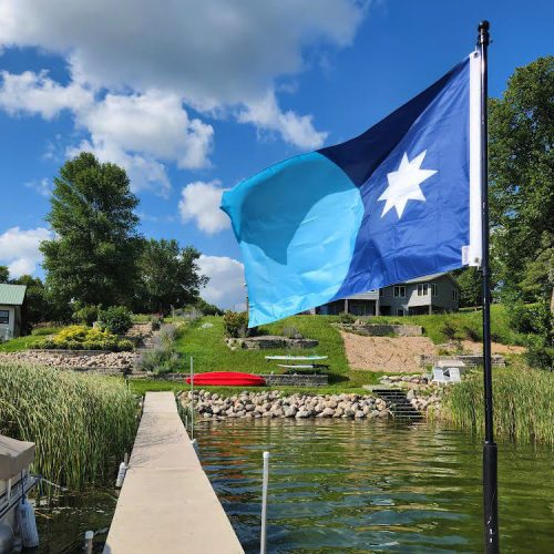 New Minnesota state Flag dock