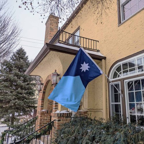 New Minnesota state Flag outdoor home